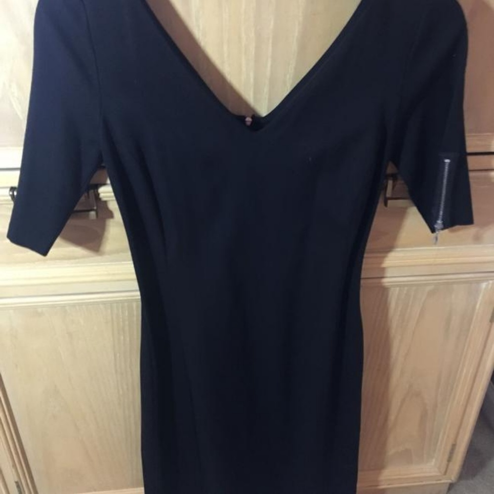 Banana Republic Black Tailored Cocktail Dress